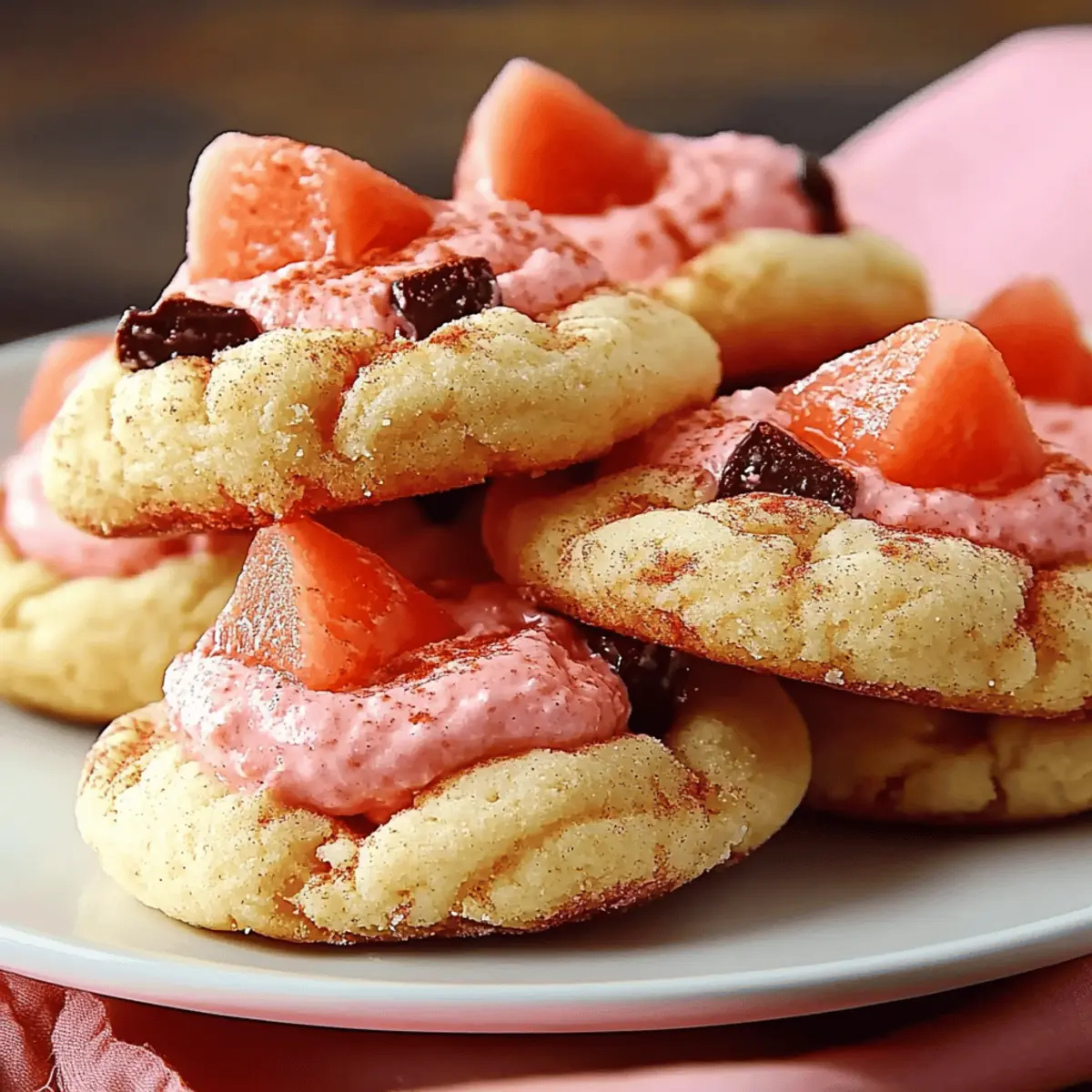 Strawberry Kiss Cookies
