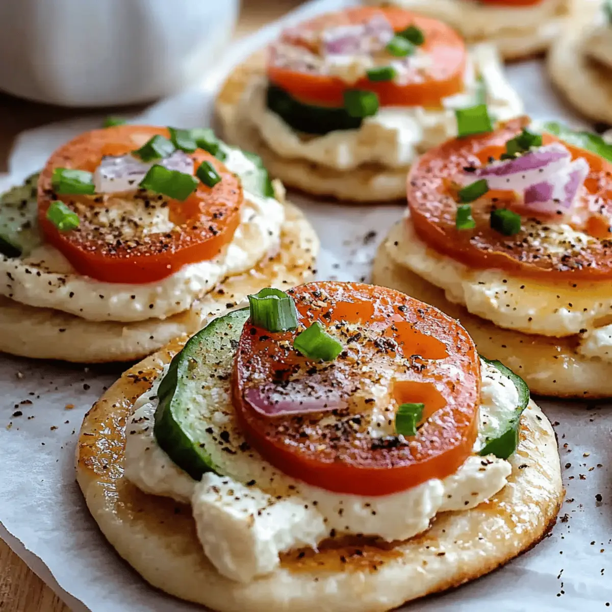 Mini Pita Pockets with Hummus