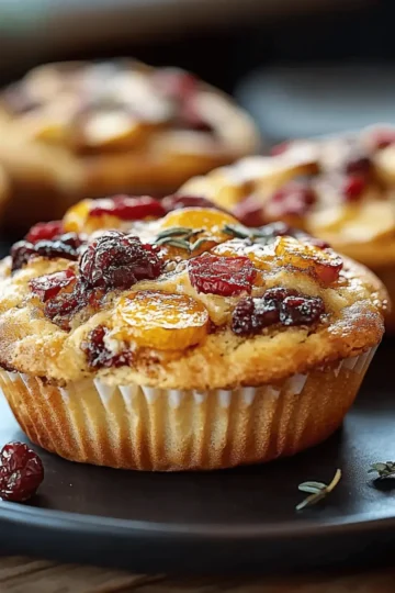Cranberry Orange Pecan Muffins