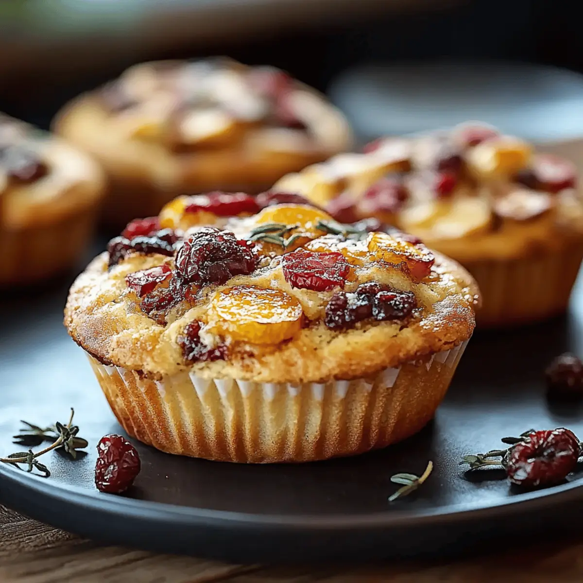 Cranberry Orange Pecan Muffins