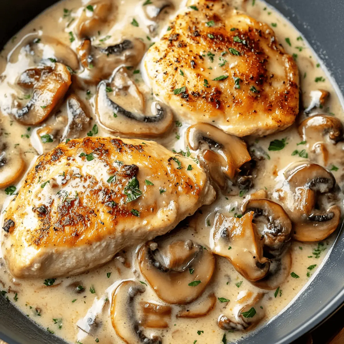 Creamy Mushroom Chicken