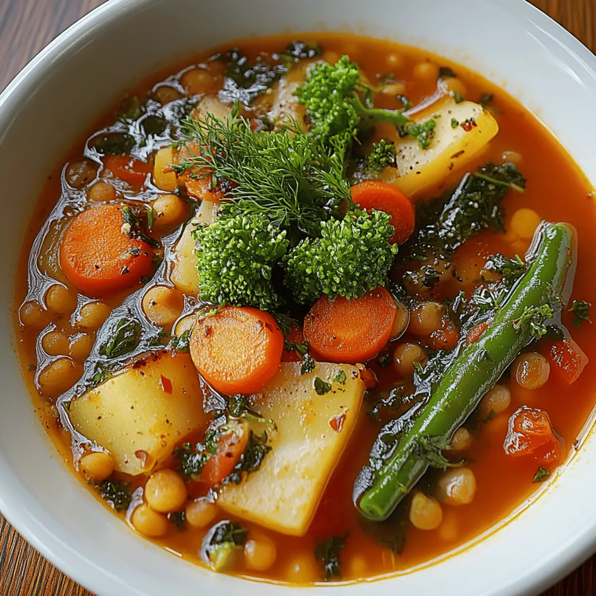 High-Protein Vegetable Soup