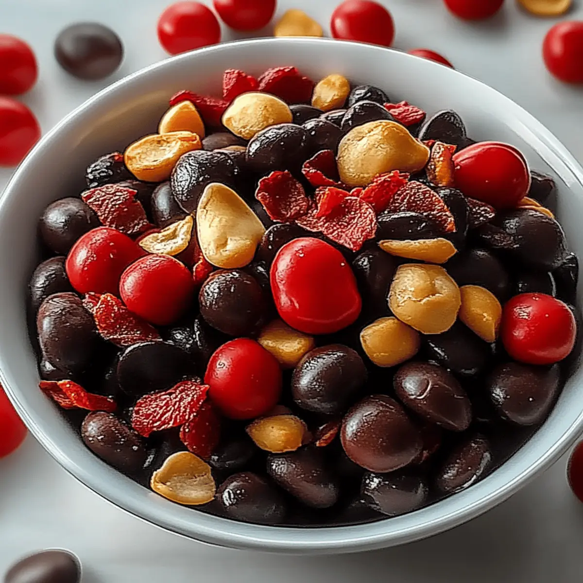 Spooky Vampire Bite Trail Mix