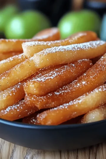 Crispy Air Fryer Apple Fries