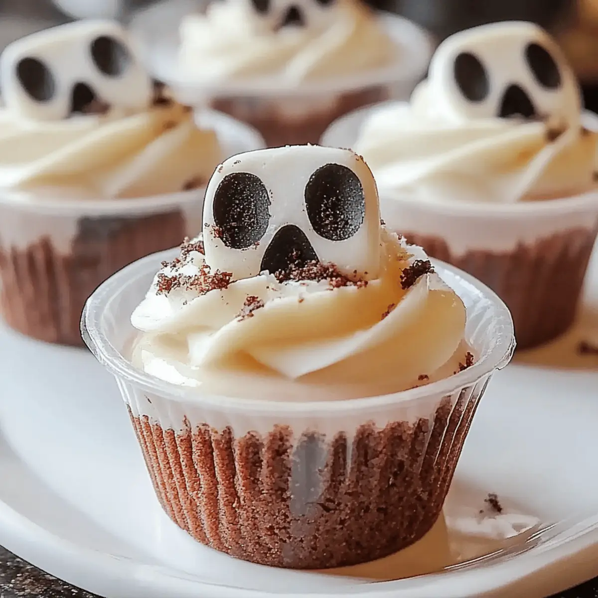 Graveyard Pudding Cookie Cups