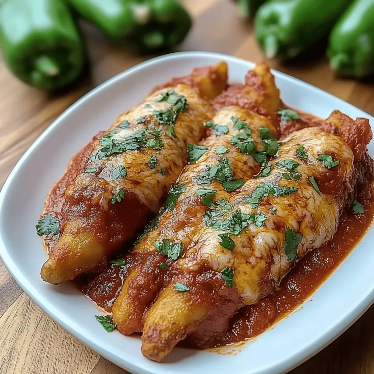 Cheesy Hatch Chile Rellenos