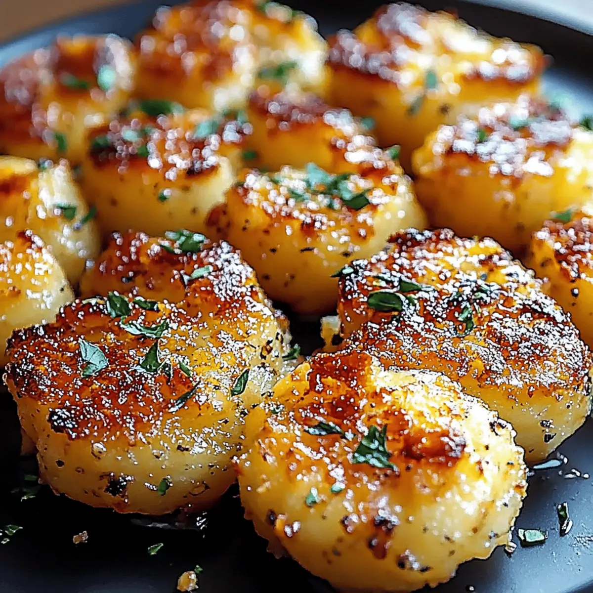 Crispy Garlic Parmesan Potatoes