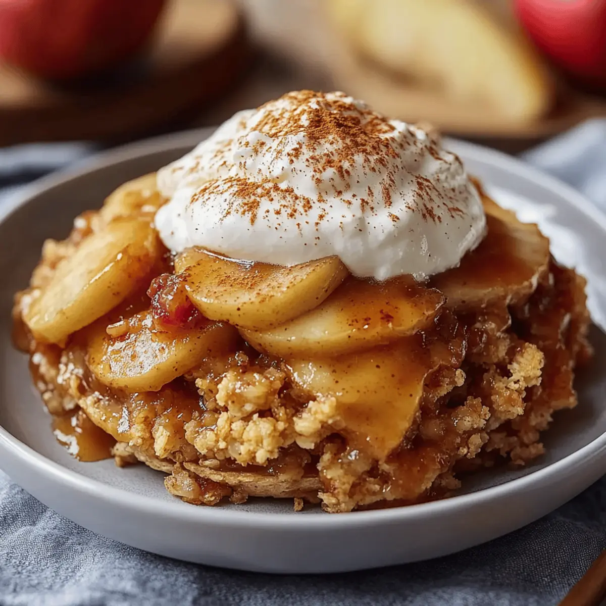 Air Fryer Apple Crisp