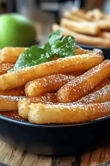Crispy Air Fryer Apple Fries
