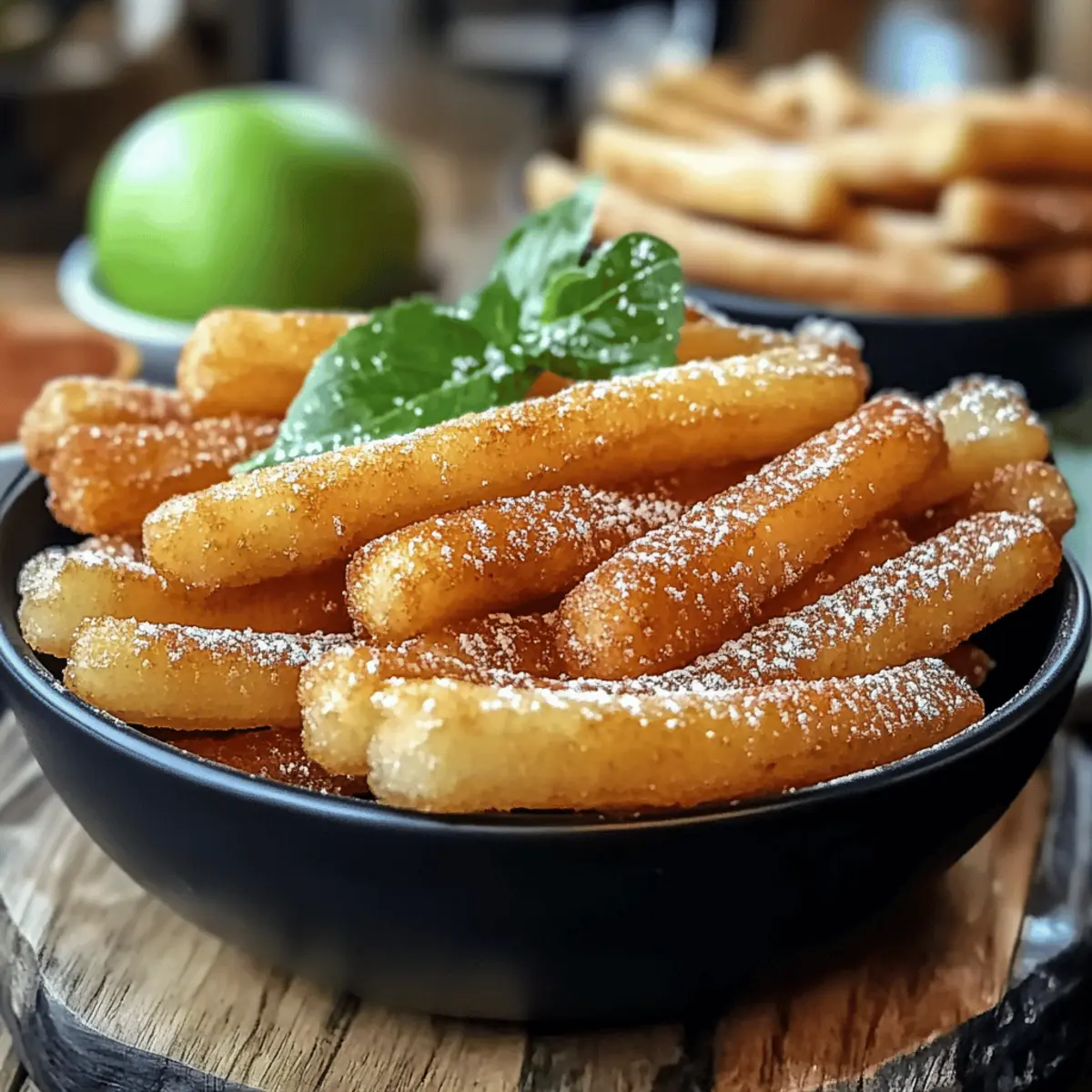Crispy Air Fryer Apple Fries