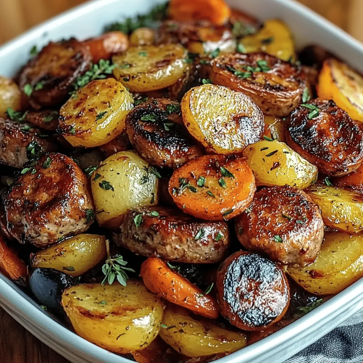 Sheet Pan Sausage & Veggies