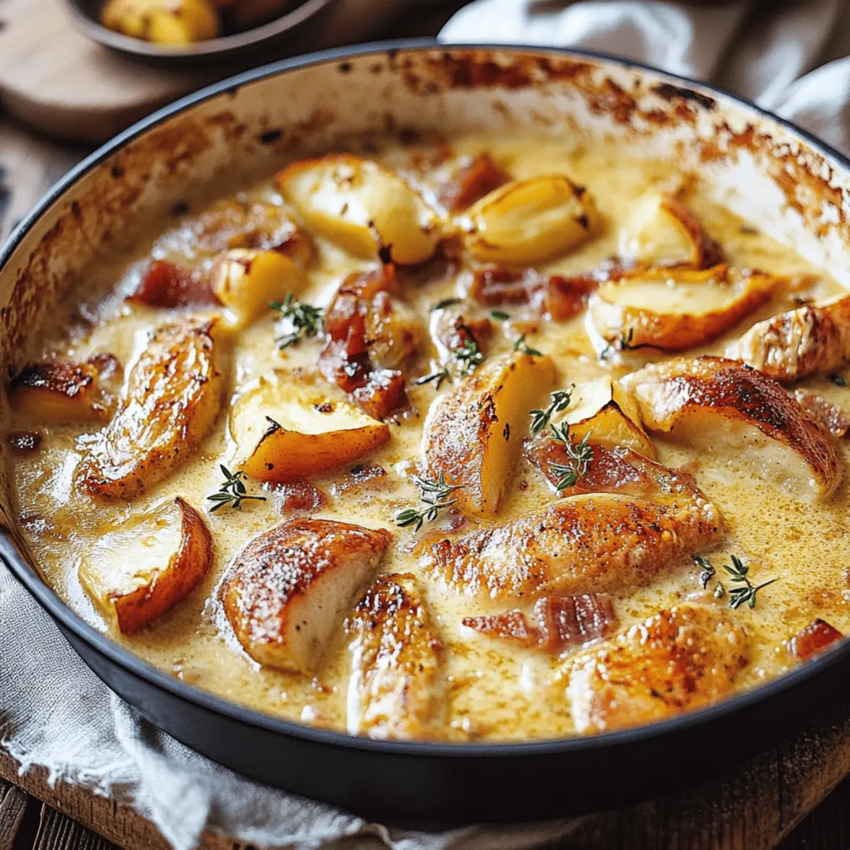 French Chicken Casserole a la Normande