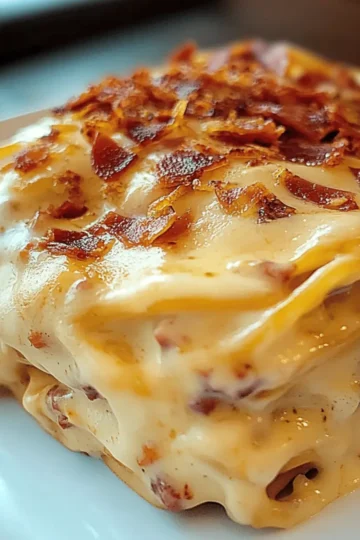 Cheesy Chicken Spaghetti Casserole