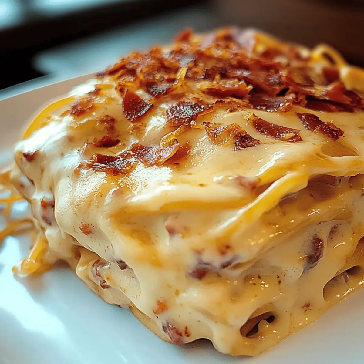 Cheesy Chicken Spaghetti Casserole