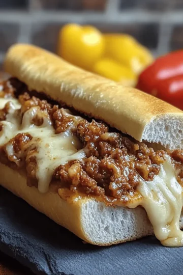 Philly Cheese Steak Sloppy Joes