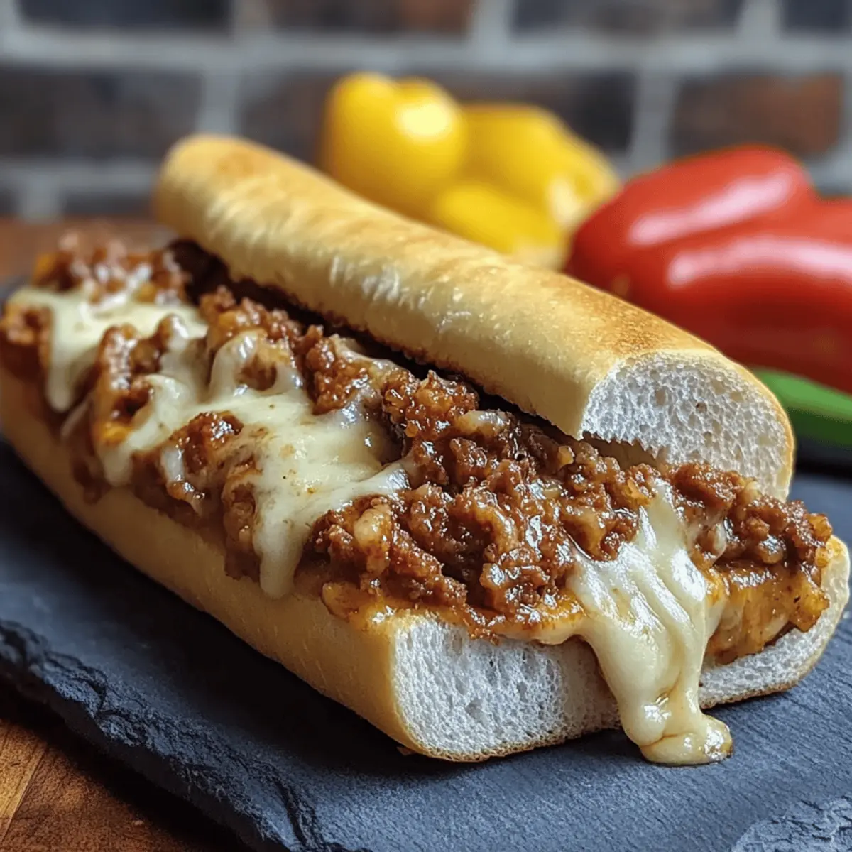 Philly Cheese Steak Sloppy Joes