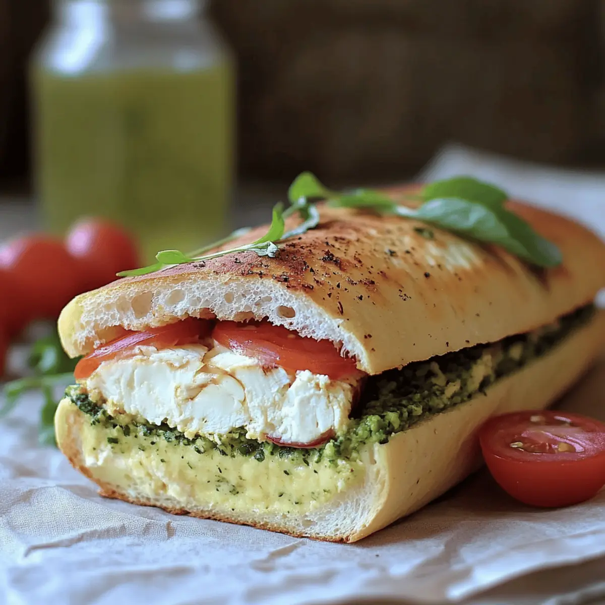 Chicken Pesto Sandwich