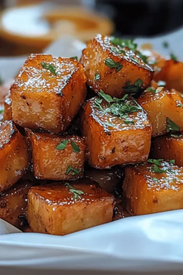 Roasted Sweet Potatoes with Cinnamon & Honey