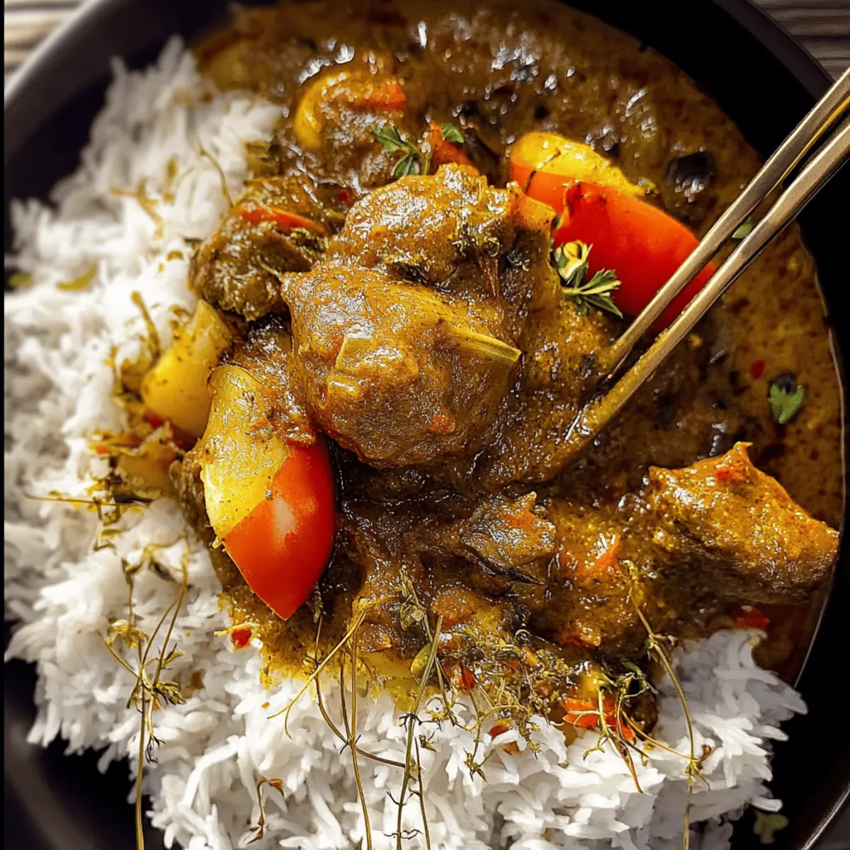 Authentic Jamaican Curry Chicken