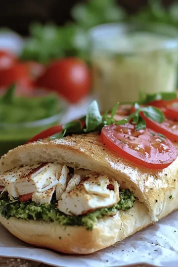 Chicken Pesto Sandwich
