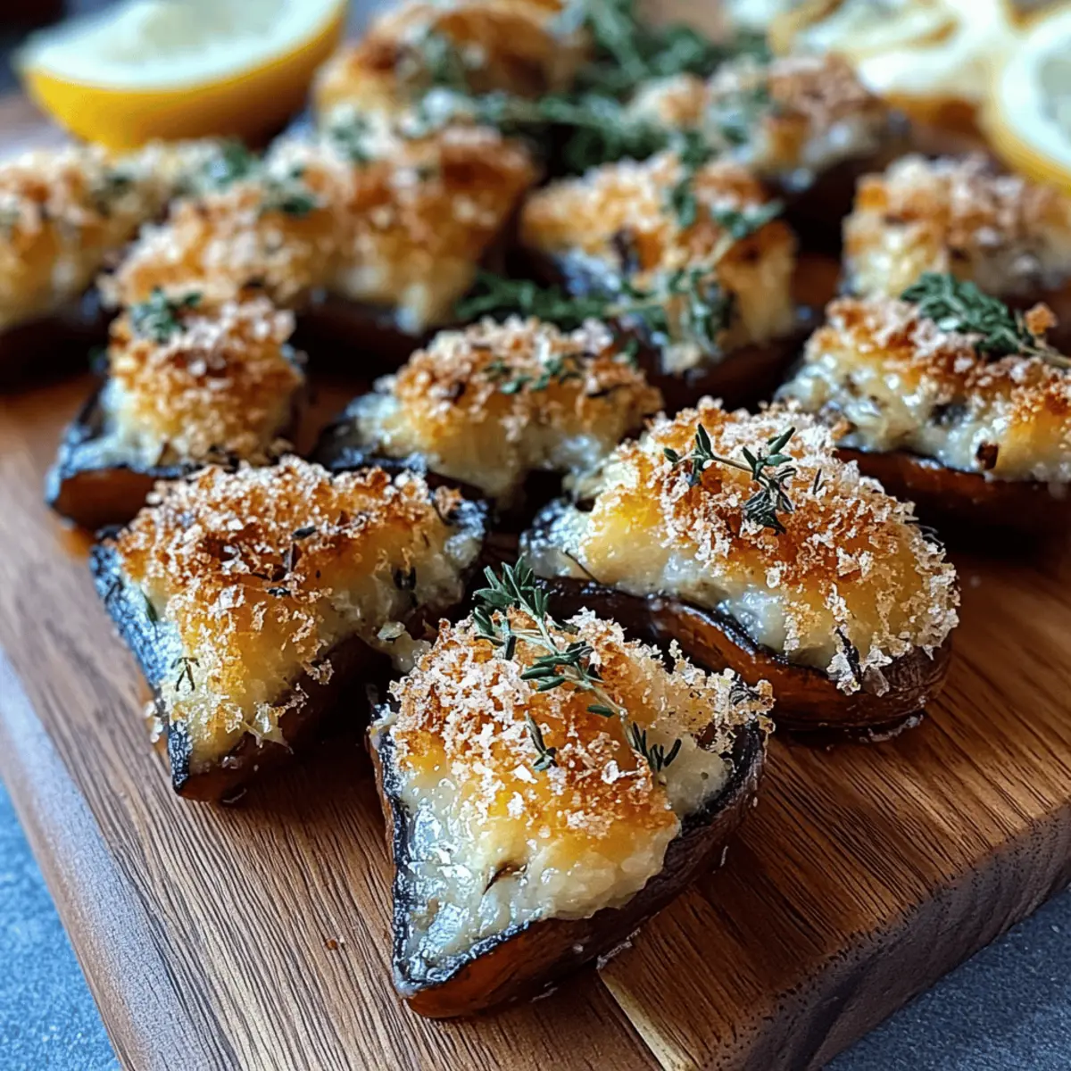 Stuffed Morel Mushrooms