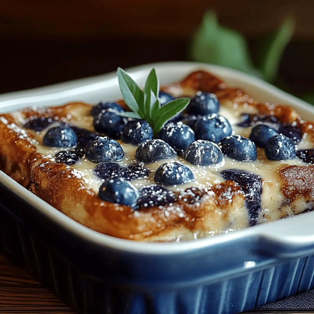 Blueberry Buttermilk Pancake Casserole