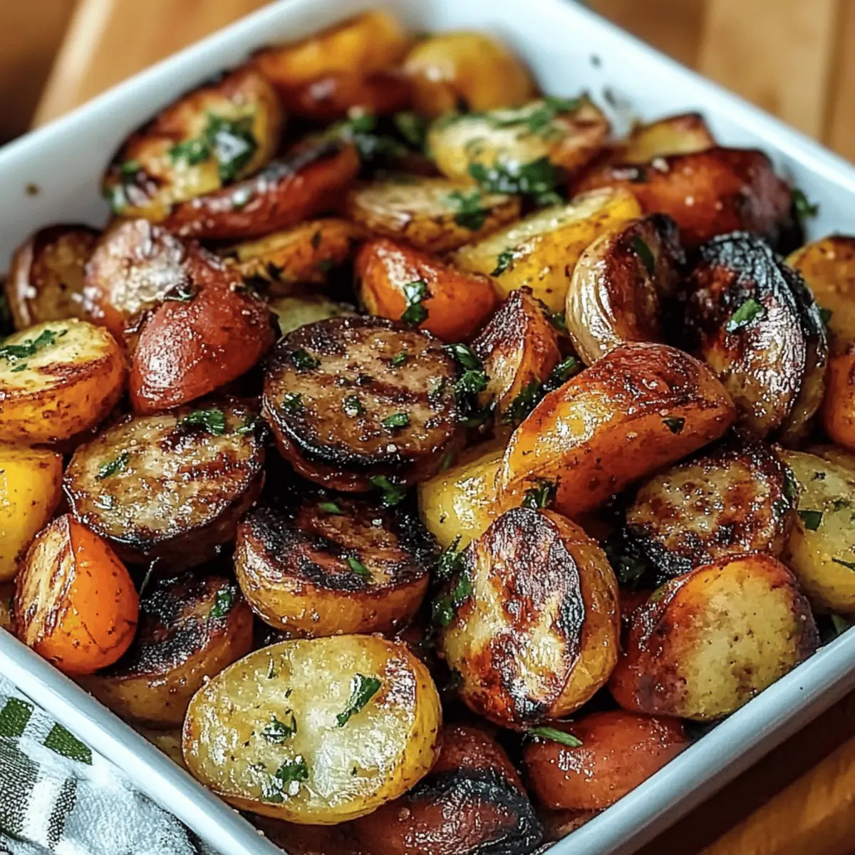 Sheet Pan Sausage & Veggies