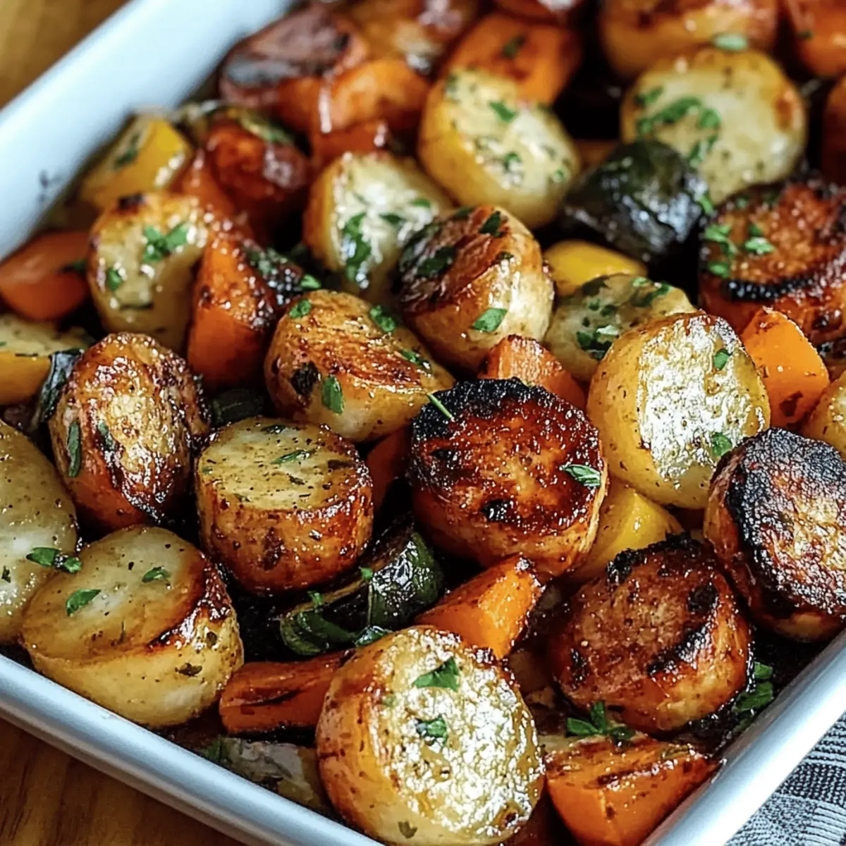 Sheet Pan Sausage & Veggies