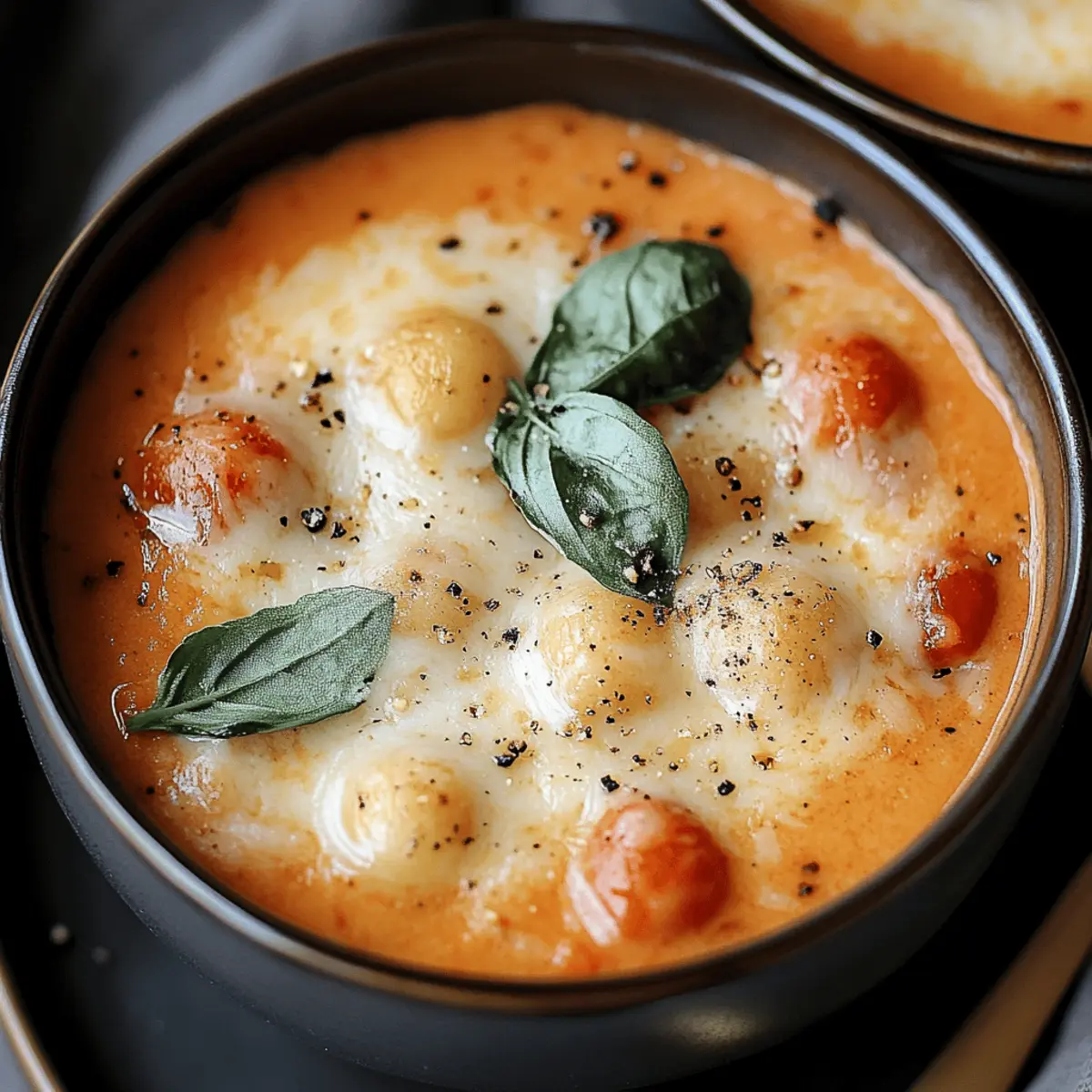 Creamy Parmesan Tomato and Cannellini Bean Soup