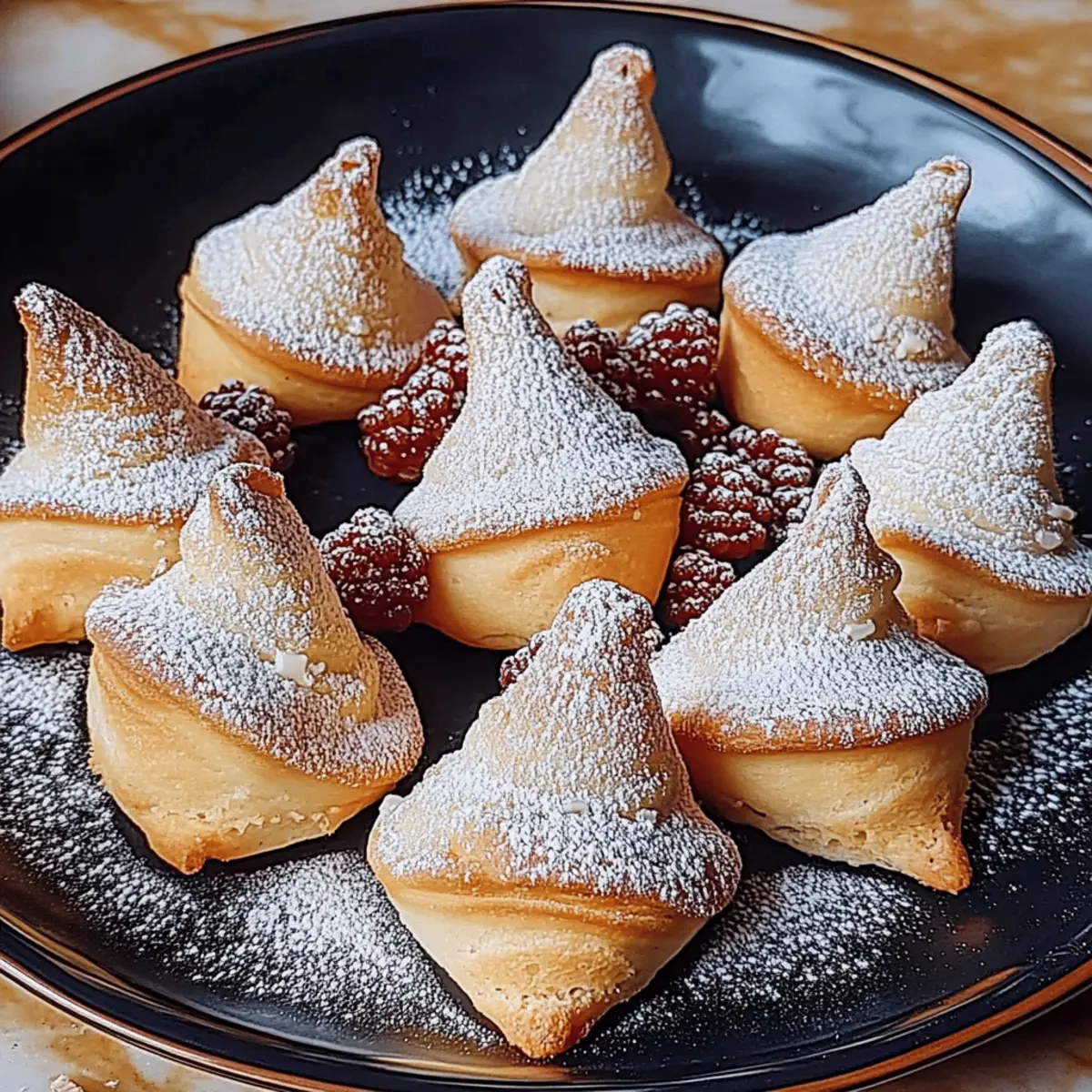 Crescent Roll Witch Hats