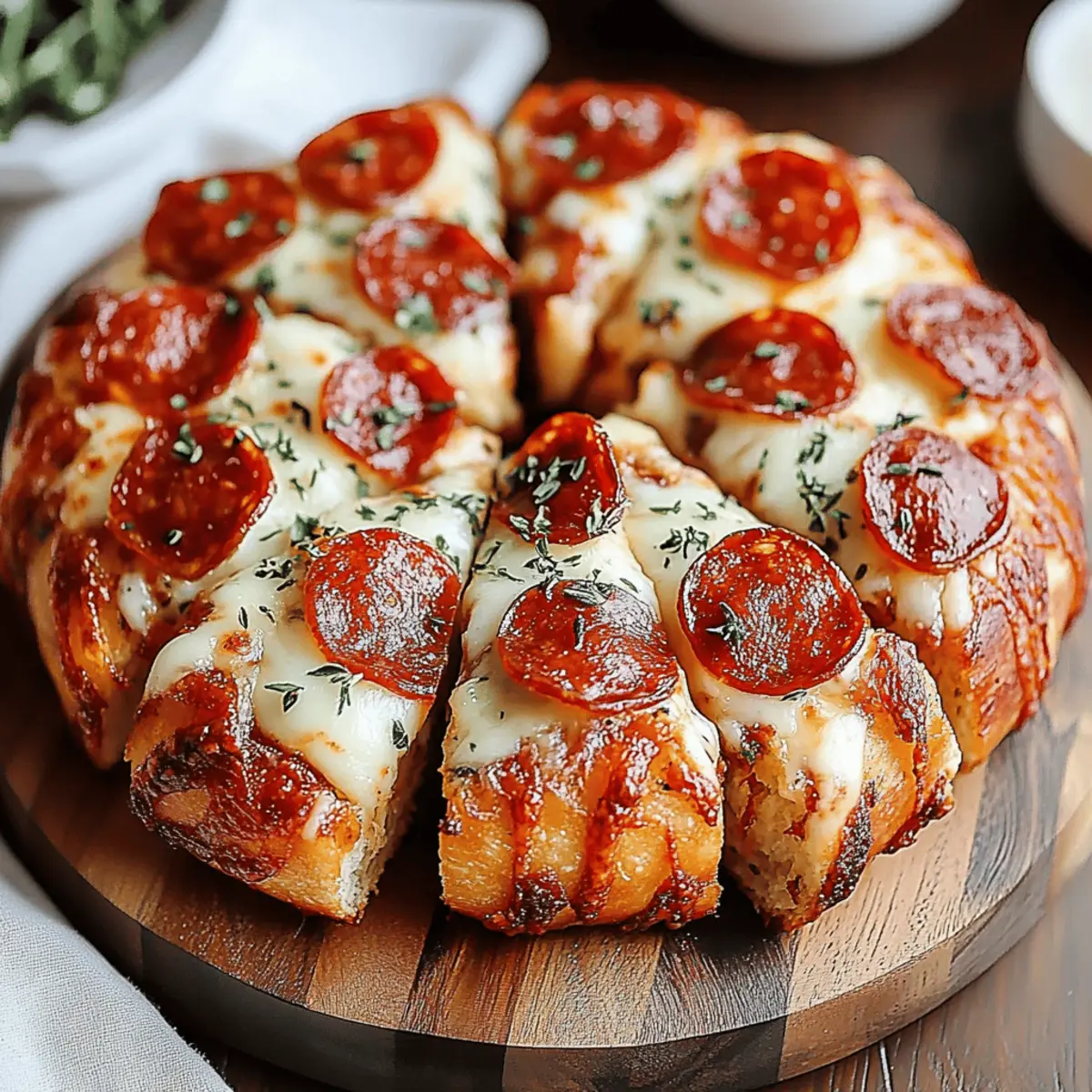 Pull Apart Pizza Bread