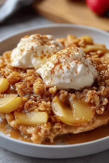 Air Fryer Apple Crisp
