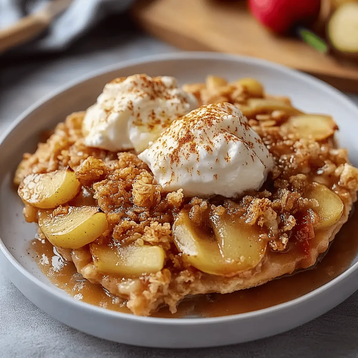 Air Fryer Apple Crisp