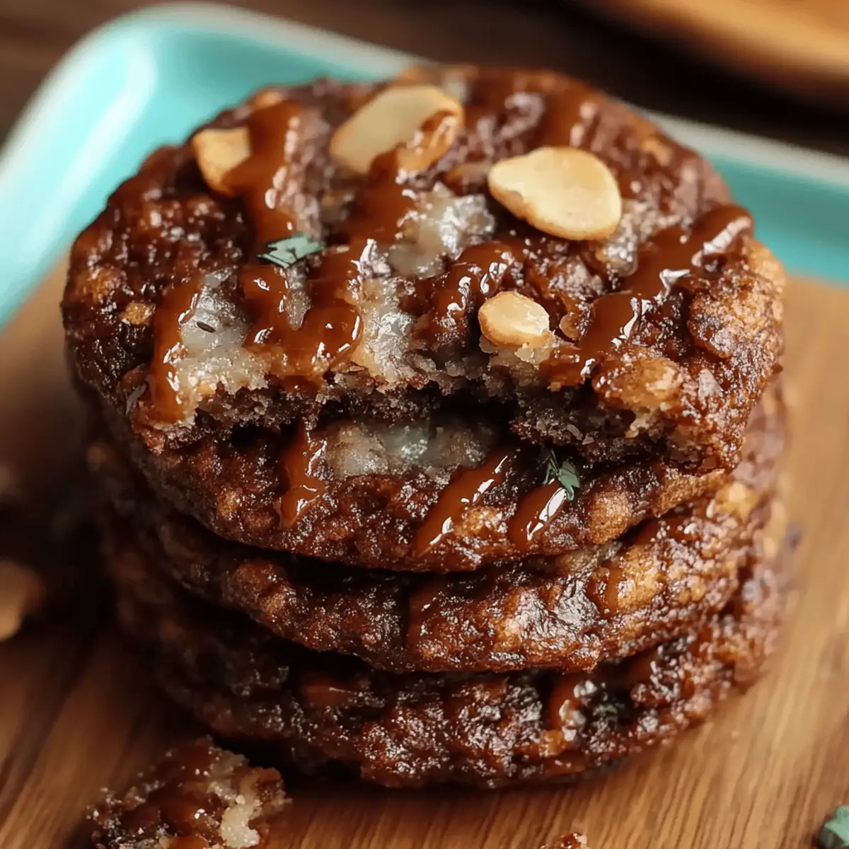 German Chocolate Cookies