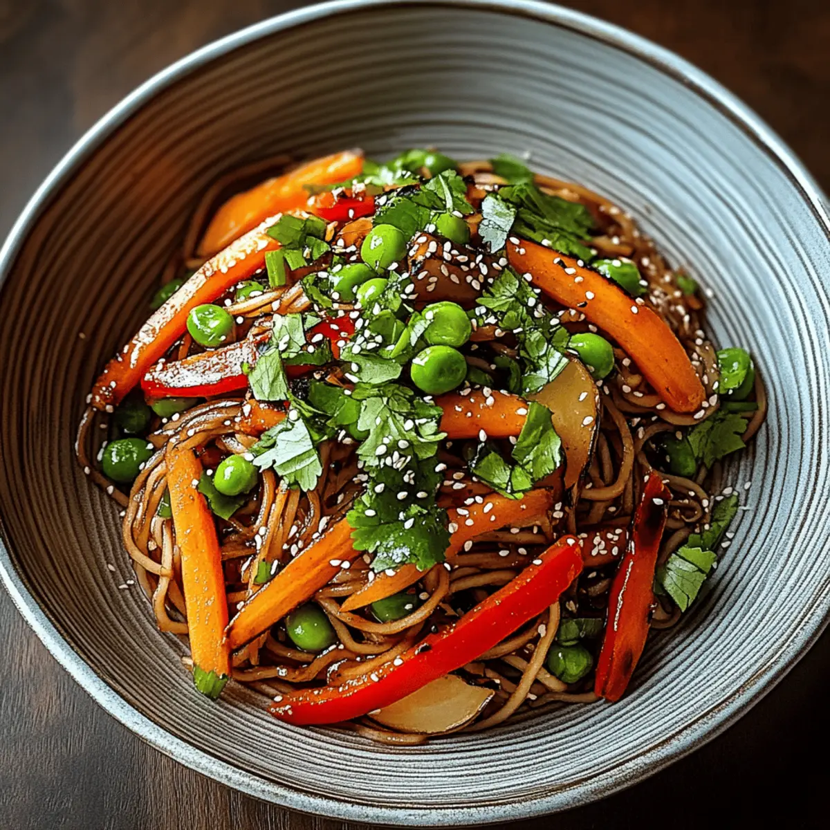 Cold Teriyaki Noodles Salad