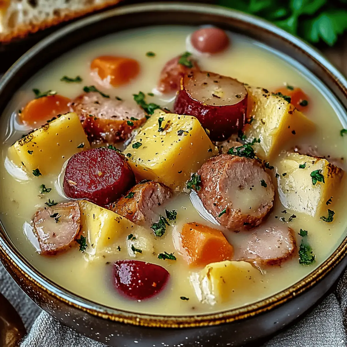 Kielbasa Potato Soup