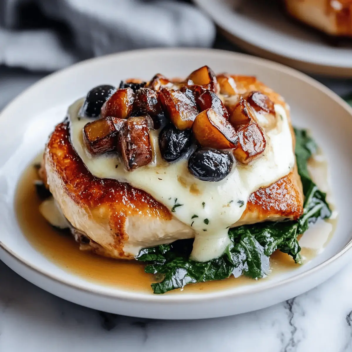 Mushroom Stuffed Chicken Breast