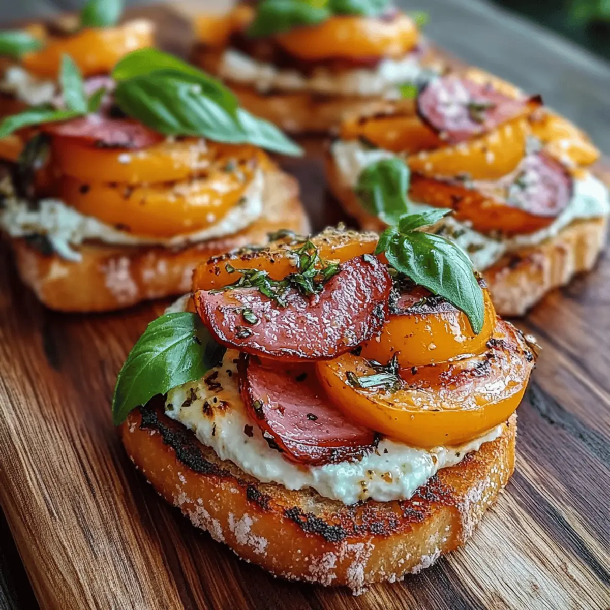 Cheesy Burrata Crostini