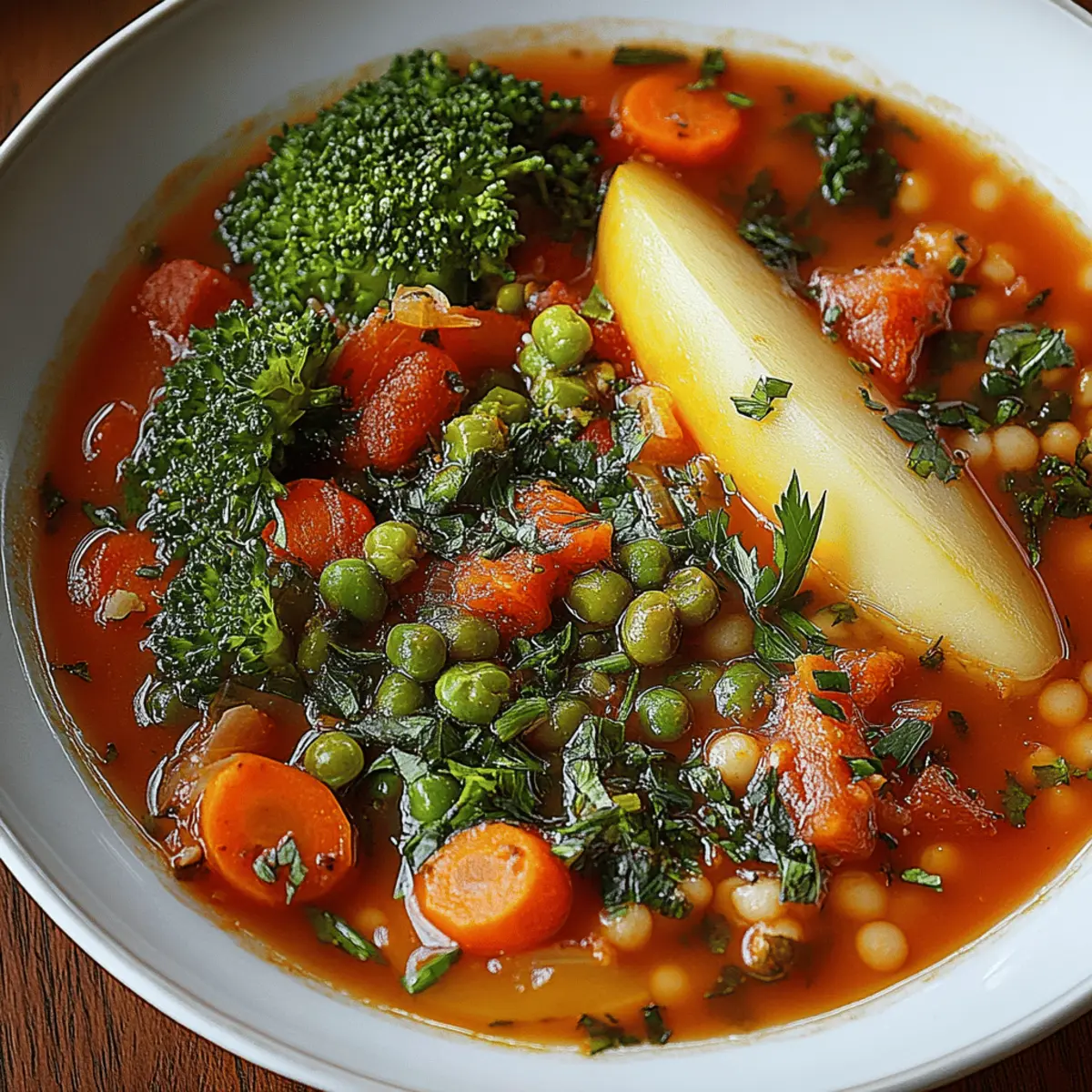 High-Protein Vegetable Soup