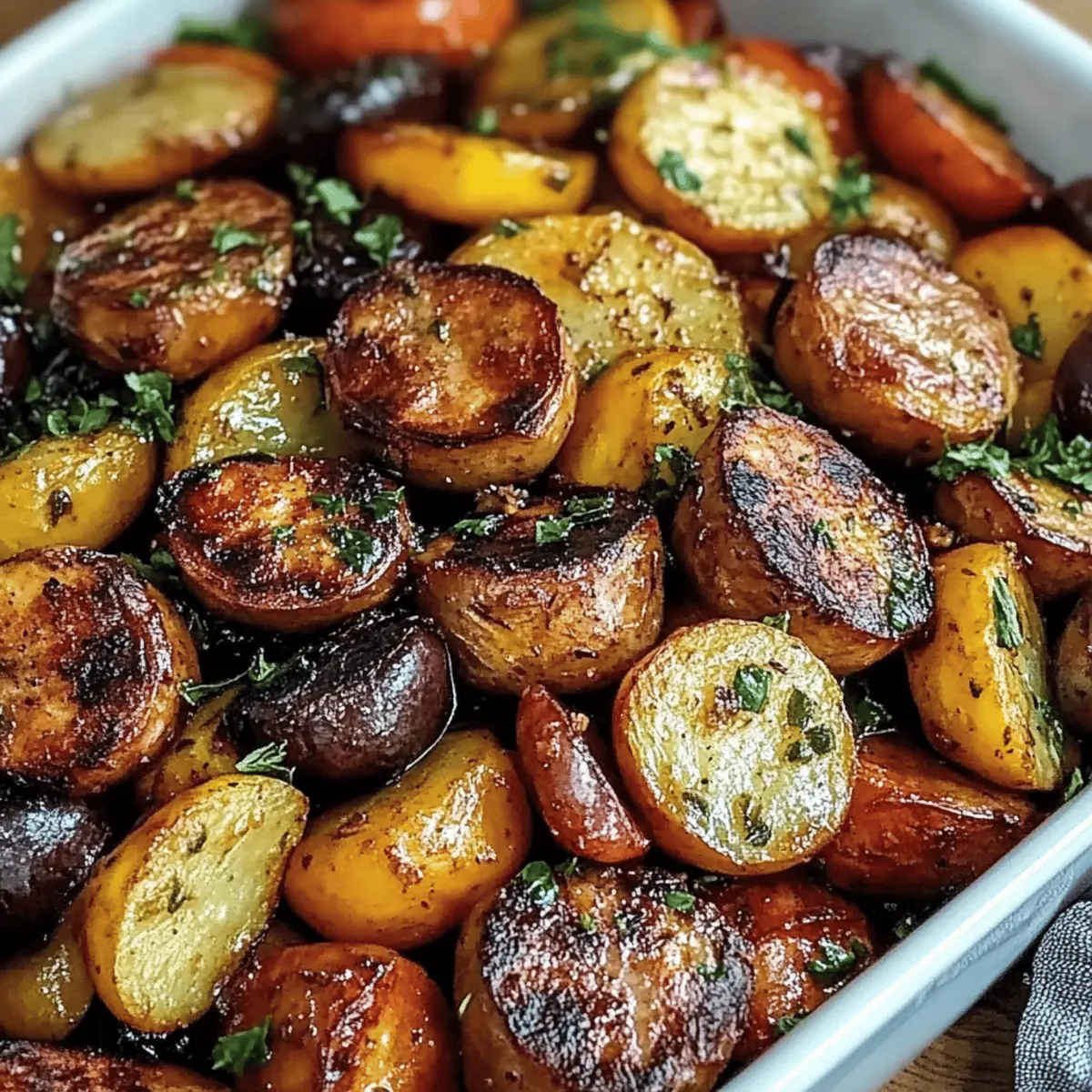 Sheet Pan Sausage & Veggies