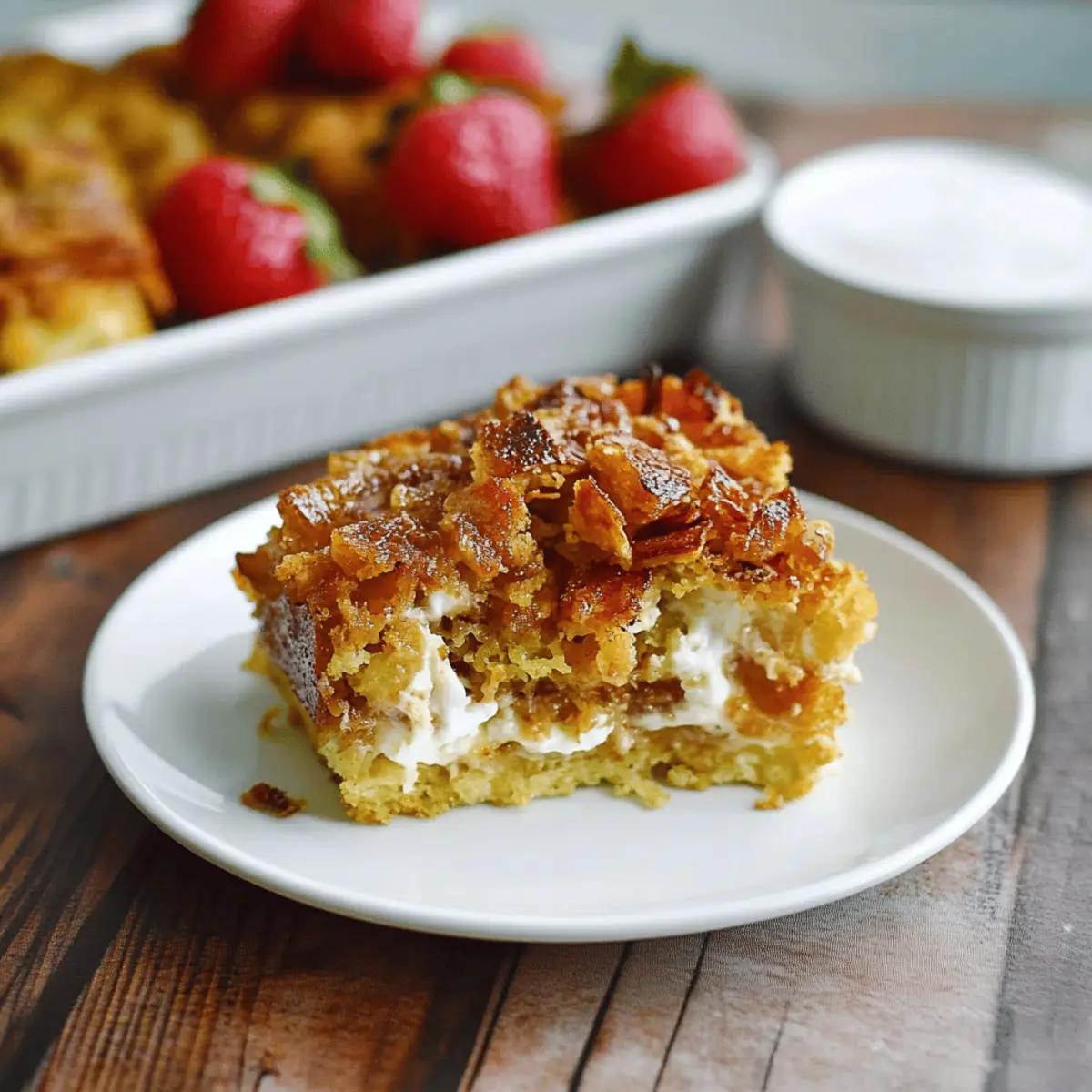 Chicken and Waffle Casserole