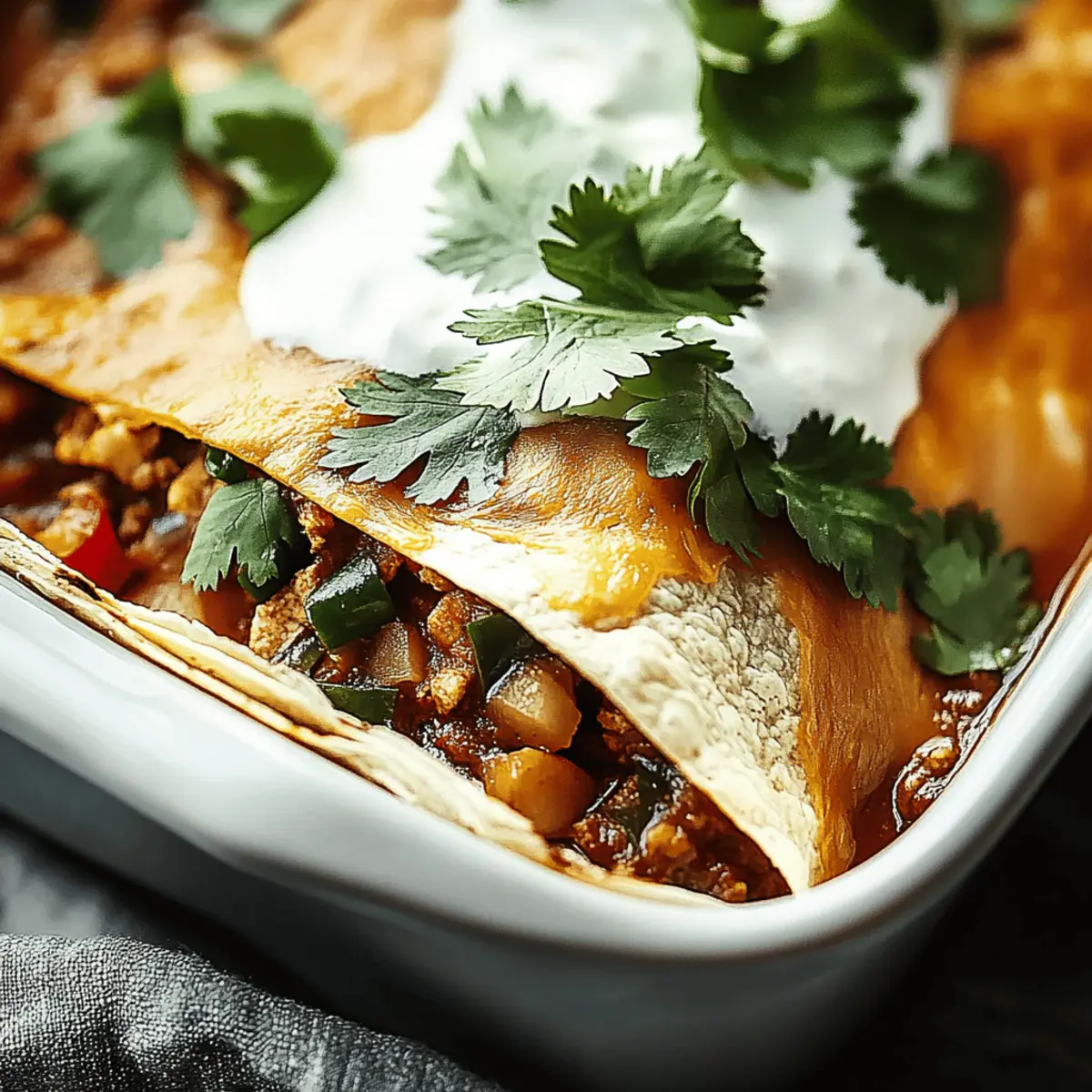 Ground Beef Enchiladas