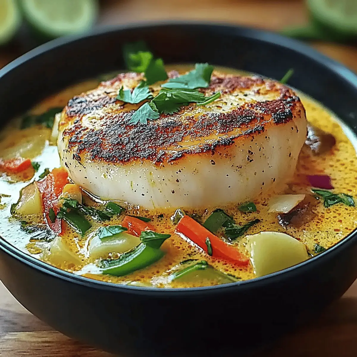 Coconut Lime Fish Soup
