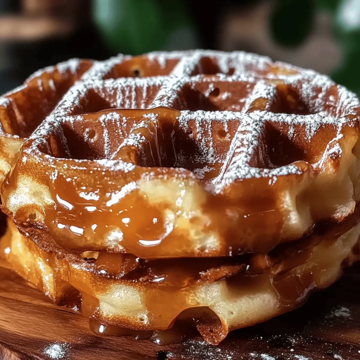 Apple Fritter Waffle Donuts