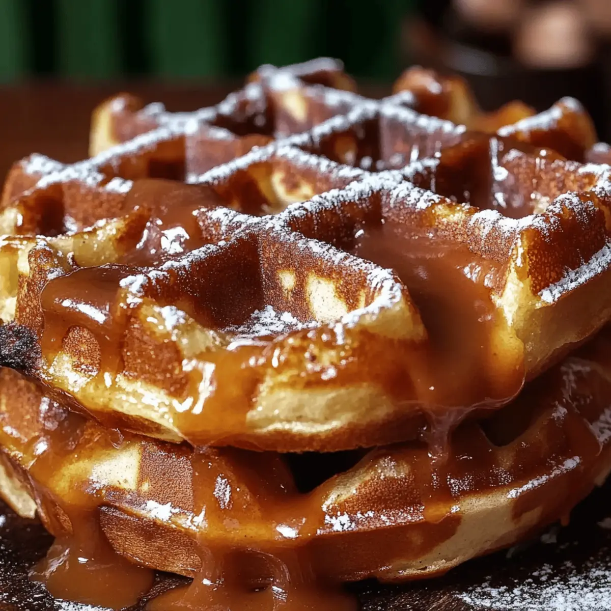 Apple Fritter Waffle Donuts
