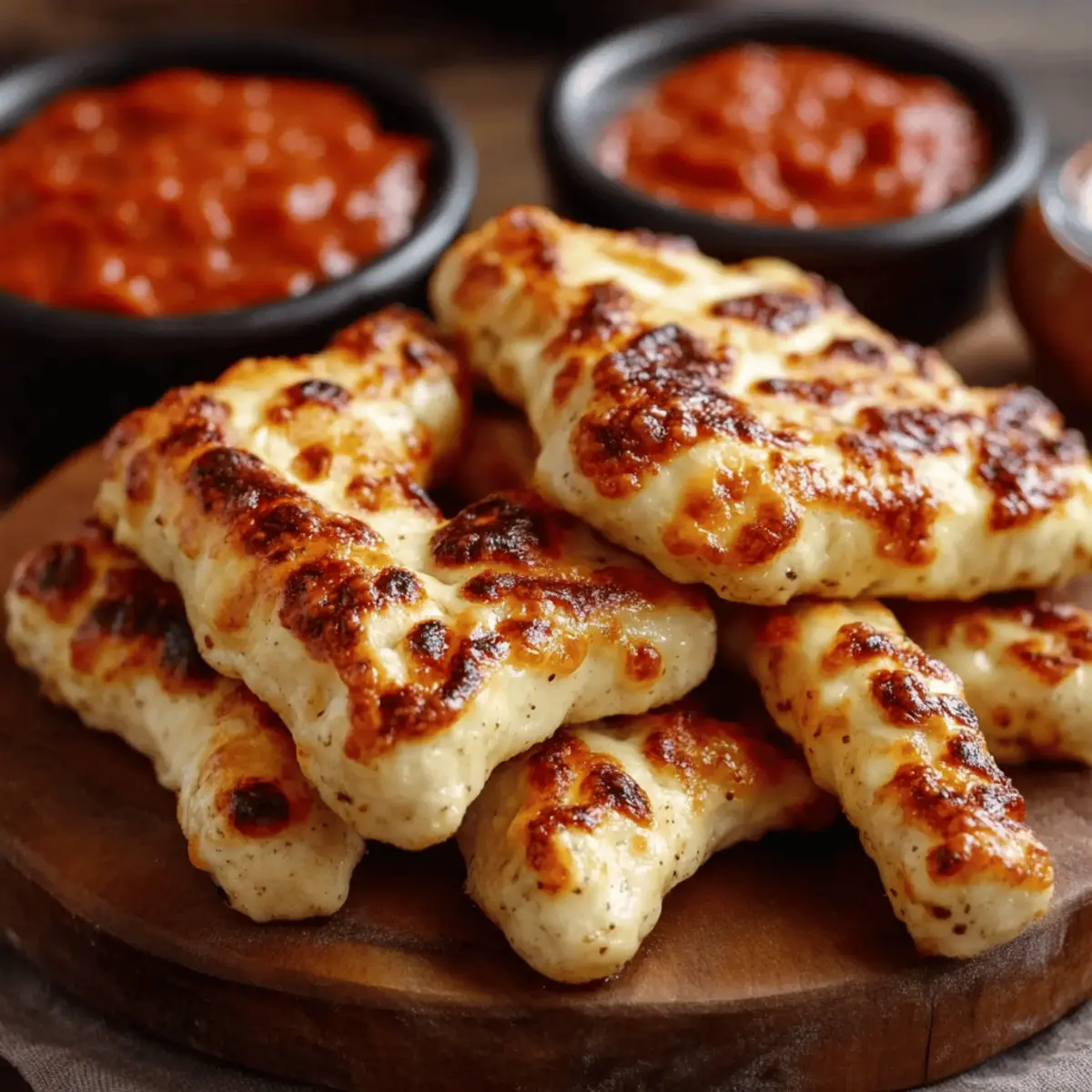 Cheesy Halloween Breadstick Bones