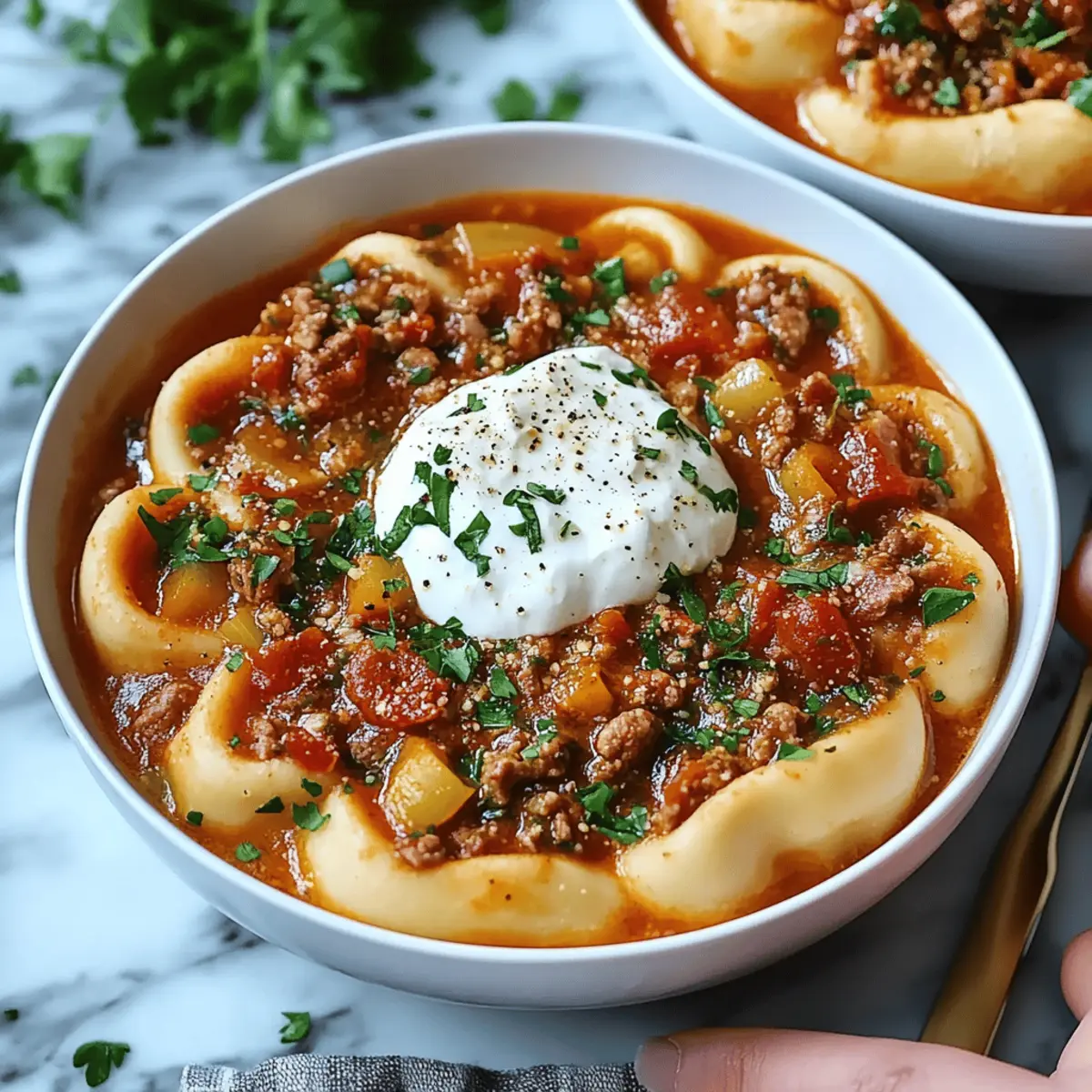 Slow Cooker Lasagna Soup