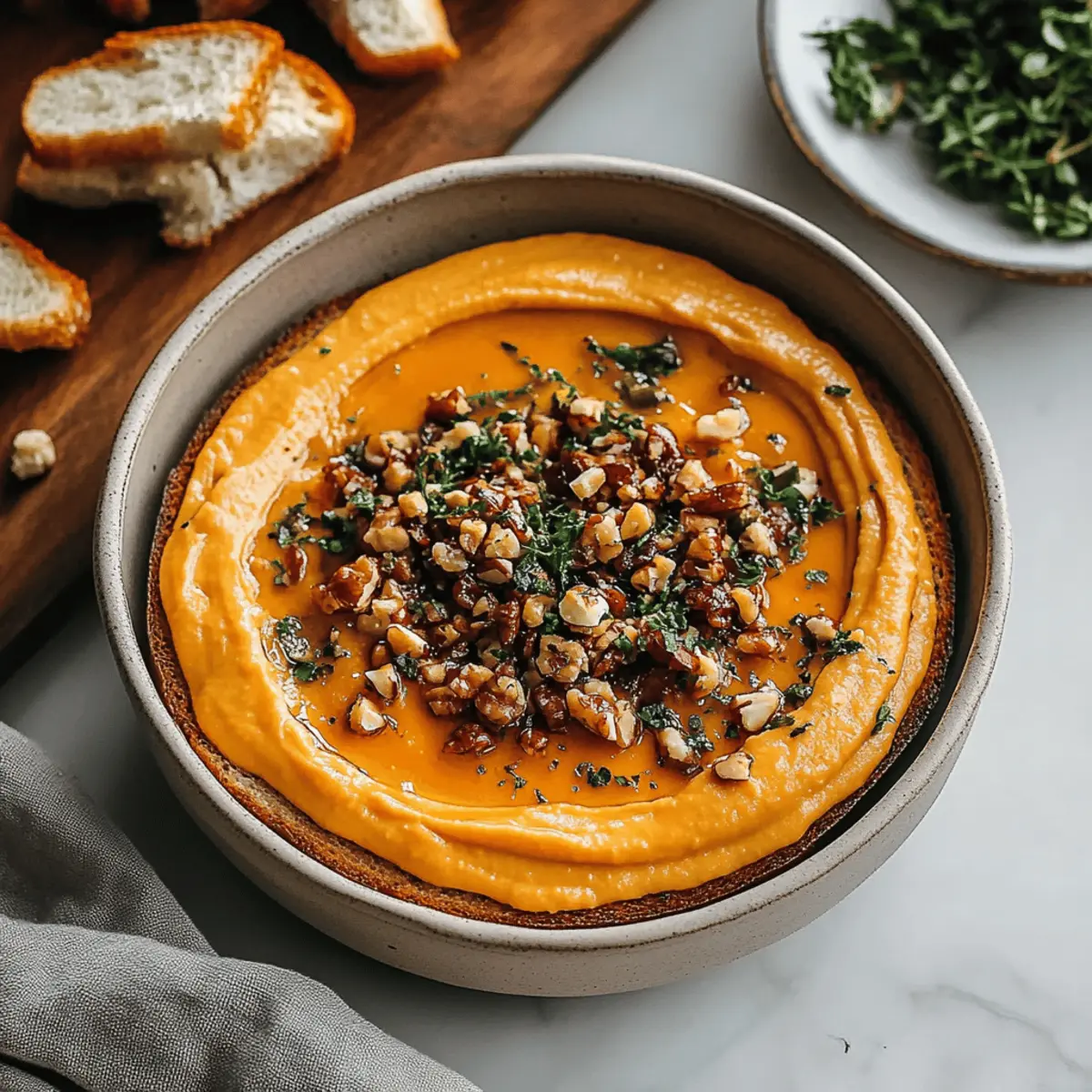 Pumpkin Whipped Feta Dip