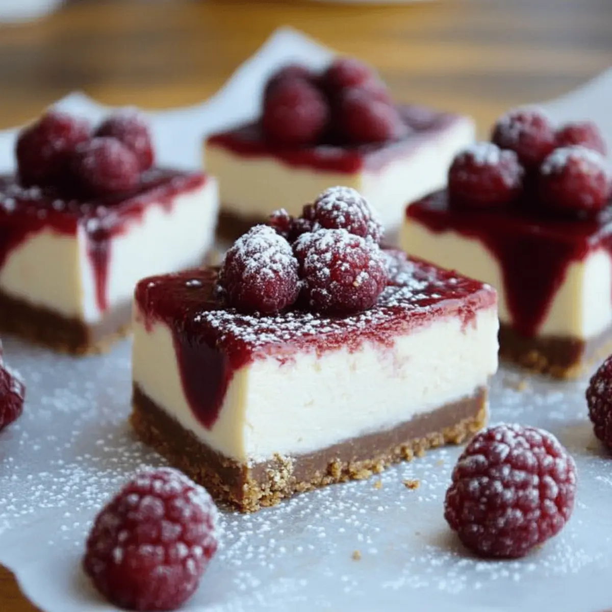 No-Bake Christmas Cheesecake Bars