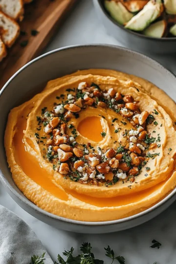 Pumpkin Whipped Feta Dip